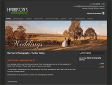 Tablet Screenshot of harrisonsphotography.com.au